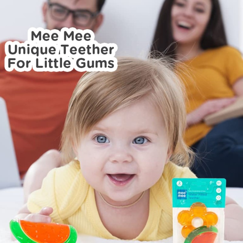 Mee Mee Multi-Textured Water Filled Teether (Pack of 2) Mee Mee Multi-Textured Water Filled Teether (Pack of 2)