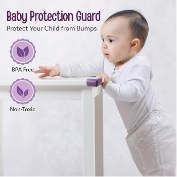 Luvlap Furniture Corner Guard for Baby Safety, 10 Pcs, Pre-Taped 3M Adhesive, Edge Protectors with Childproof Foam Cushions, Baby Proofing, Non Toxic, BPA Free, Brown Luvlap Furniture Corner Guard for Baby Safety, 10 Pcs, Pre-Taped 3M Adhesive, Edge Protectors with Childproof Foam Cushions, Baby Proofing, Non Toxic, BPA Free, Brown