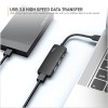 Gizga Essentials Type-C 4 Port Adapter Hub, Fast Data Transfer, USB 3.0 Ports, Multi-System Compatible, MacBook & Type-C Devices, for Windows/Mac OS/Linux, 5GBPS, Voltage Protection, Black Gizga Essentials Type-C 4 Port Adapter Hub, Fast Data Transfer, USB 3.0 Ports, Multi-System Compatible, MacBook & Type-C Devices, for Windows/Mac OS/Linux, 5GBPS, Voltage Protection, Black