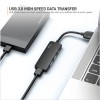 GIZGA essentials USB A 3.0 HUB, 4 Port Adapter, 5GBPS Fast Data Transfer, 3 USB A Ports, 1 Type C, Multi-System Compatible, MacBook, Type-A Devices, for Windows/Mac OS/Linux,Black GIZGA essentials USB A 3.0 HUB, 4 Port Adapter, 5GBPS Fast Data Transfer, 3 USB A Ports, 1 Type C, Multi-System Compatible, MacBook, Type-A Devices, for Windows/Mac OS/Linux,Black