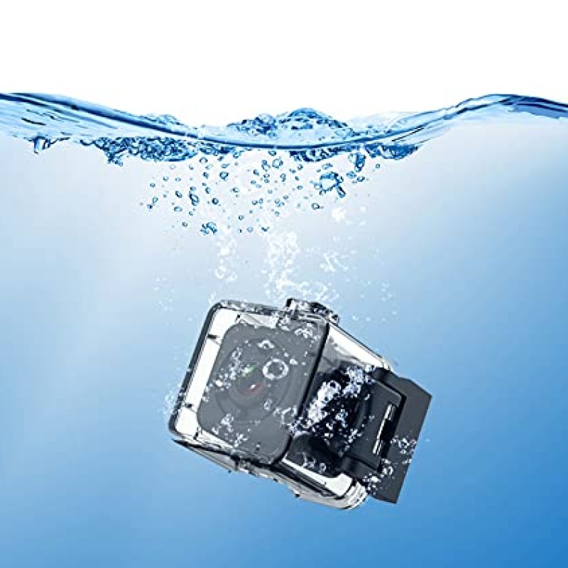 Sprugal Mini WiFi Spy Camera - Sport Action Camera Waterproof,1080P HD AP WiFi Cam-Cop with Night Vision,Smart Phone APP Support,Built-in Battery,Outdoor,Shooting DV || Supports 32GB SD Card [ SD Card Not Included }