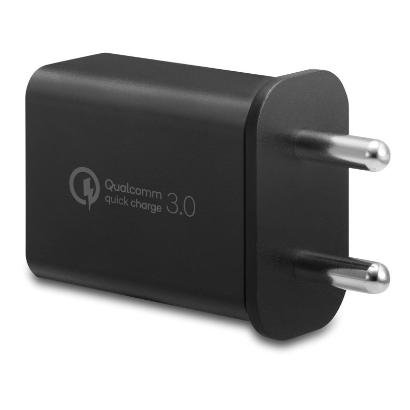 Spigen F111 18 W Single Port Charger Adapter For Cellular Phones With Usb Cable - Black Spigen F111 18 W Single Port Charger Adapter For Cellular Phones With Usb Cable - Black