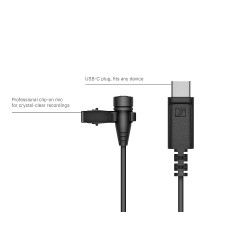 Sennheiser XS Lav USB-C Omnidirectional lavalier Microphone with USB-C Connector Ideal for for USB-C Mobiles/Computers. For Content creators | Youtube | Vlogging | Home Videos (509261)