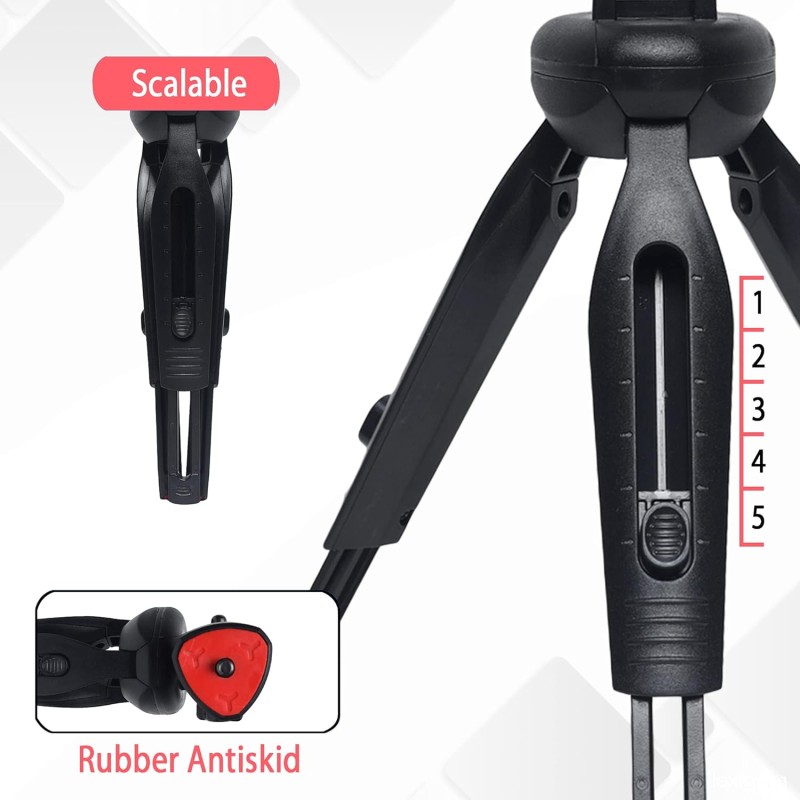 HUMBLE Portable & Extendable Mini Tripod with Mobile Holder for Digital Camera, DSLR, iPhone & Android Smartphones - Black HUMBLE Portable & Extendable Mini Tripod with Mobile Holder for Digital Camera, DSLR, iPhone & Android Smartphones - Black