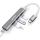 Verilux� USB C Hub Multiport Adapter with 4 USB Ports High Speed 3.0 USB Hub for Laptop USB Type C Hub for Macbook Pro Air C-Type Smartphones USB Extender with Multi USB Port for Laptop Type-C Devices