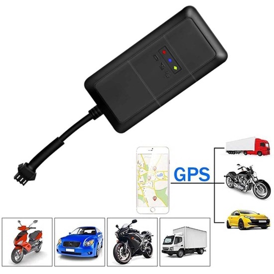 Sprugal GPS Tracker (with GSM Tech) WaterProof || Oil-Cut (Engine Cut Off) Function || Alarms -> Geo Fence ACC Vibration Wire-Cut Over speed Anti Theft || for Car Bike Truck Bus Boat etc (Black)