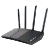 Asus RT-AX55 AX1800 Dual Band WiFi 6 (Black) Router Supporting MU-MIMO and OFDMA Technology, with AiProtection Powered by Trend Micro�, Compatible with ASUS AiMesh WiFi System, and Parental Controls. Asus RT-AX55 AX1800 Dual Band WiFi 6 (Black) Router Supporting MU-MIMO and OFDMA Technology, with AiProtection Powered by Trend Micro�, Compatible with ASUS AiMesh WiFi System, and Parental Controls.