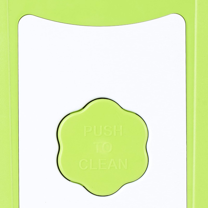 Solimo 11-in-1 Stainless Steel Multipurpose Vegetable and Fruit Chopper, Green