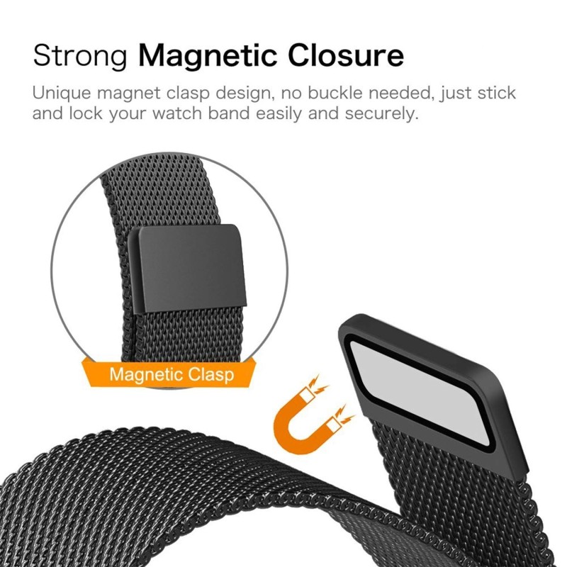 Sounce Compatible for Watch Band 42mm 44mm Adjustable Stainless Steel Mesh Wristband Sport Loop for Watch Series 6/5/4/3/2/1, SE Sounce Compatible for Watch Band 42mm 44mm Adjustable Stainless Steel Mesh Wristband Sport Loop for Watch Series 6/5/4/3/2/1, SE