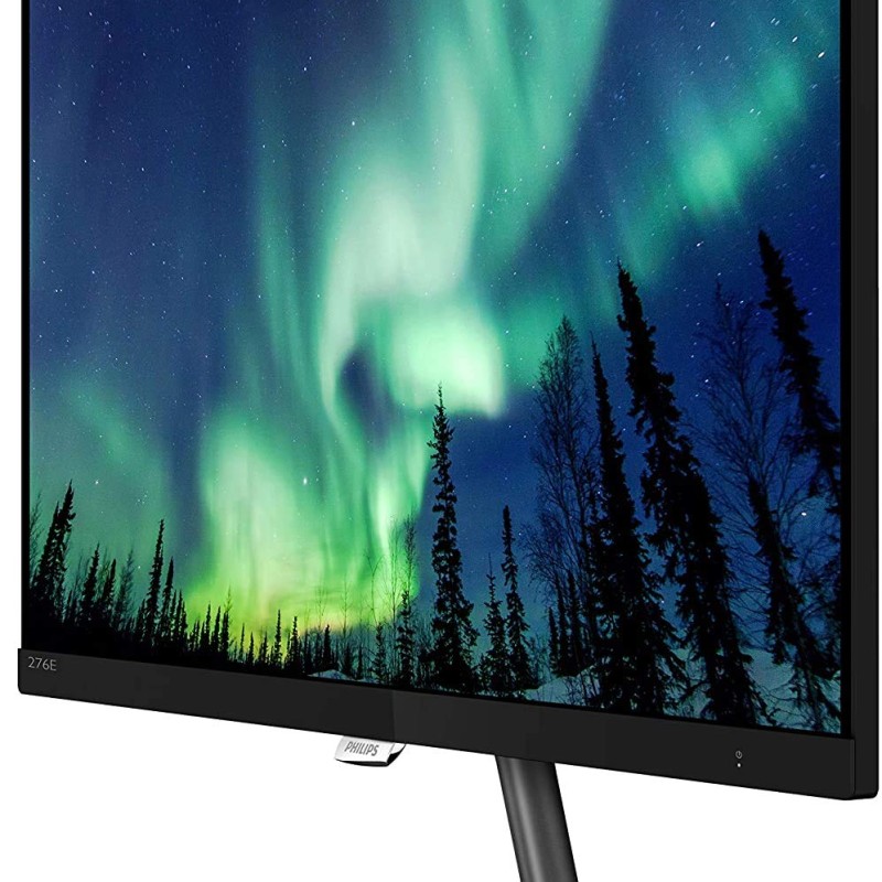 (Refurbished) PHILIPS 276E8VJSB/94 E Line 27 Inch (68.6 cm) 4K UHD Monitor | Ultra Clear IPS LED | Low Blue Mode | Eco-Friendly Design || Magnificent View with Seamless Appearance (Refurbished) PHILIPS 276E8VJSB/94 E Line 27 Inch (68.6 cm) 4K UHD Monitor | Ultra Clear IPS LED | Low Blue Mode | Eco-Friendly Design || Magnificent View with Seamless Appearance