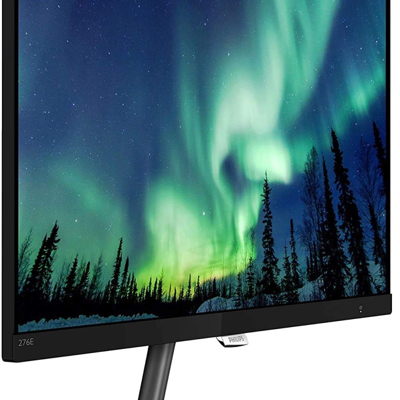 (Refurbished) PHILIPS 276E8VJSB/94 E Line 27 Inch (68.6 cm) 4K UHD Monitor | Ultra Clear IPS LED | Low Blue Mode | Eco-Friendly Design || Magnificent View with Seamless Appearance (Refurbished) PHILIPS 276E8VJSB/94 E Line 27 Inch (68.6 cm) 4K UHD Monitor | Ultra Clear IPS LED | Low Blue Mode | Eco-Friendly Design || Magnificent View with Seamless Appearance