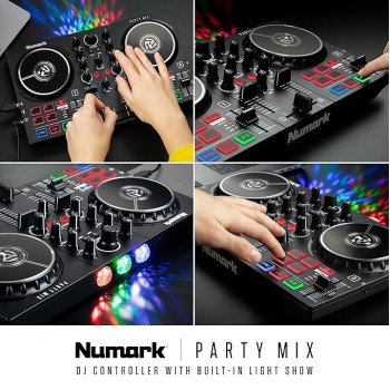 Numark Party Mix II DJ Controller with Built-In Light Show, Black Numark Party Mix II DJ Controller with Built-In Light Show, Black
