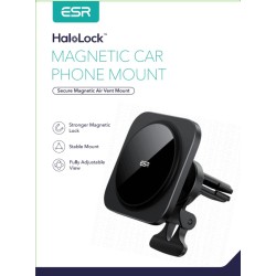 ESR for Magsafe Car Mount, Phone Holder Car Magnetic, Air Vent Car Phone Mount, Compatible with Magsafe iPhone 16/15/14/13/12 Seires, Car Accessories, Charging Not Supported, Black