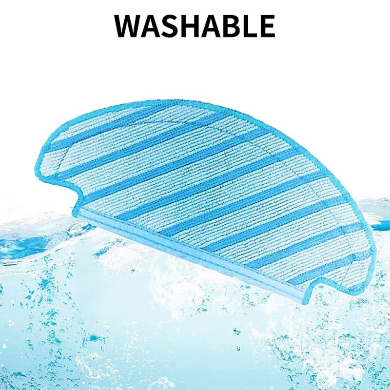 Verilux� 3 Pcs Mop Cloth Pads for Ecovacs Deebot Ozmo 920 950 Vacuum Cleaner Parts Vacuum Cleaner Replacement Parts Acccessory for Ecovacs Deebot T5