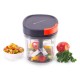 Wonderchef Glory String Vegetable Chopper with 6 Sharp SS Blade, Anti Slip Silicon Base Ring, Air Tight Lid, 900Ml