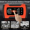 Verilux� Fully Automatic Battery Charger 5A 12V, Car Battery Charger & Maintainer- EU Plugfor Car, Motorcycle, Lawn Mower and More(Red) Verilux� Fully Automatic Battery Charger 5A 12V, Car Battery Charger & Maintainer- EU Plugfor Car, Motorcycle, Lawn Mower and More(Red)