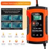 Verilux� Fully Automatic Battery Charger 5A 12V, Car Battery Charger & Maintainer- EU Plugfor Car, Motorcycle, Lawn Mower and More(Red) Verilux� Fully Automatic Battery Charger 5A 12V, Car Battery Charger & Maintainer- EU Plugfor Car, Motorcycle, Lawn Mower and More(Red)