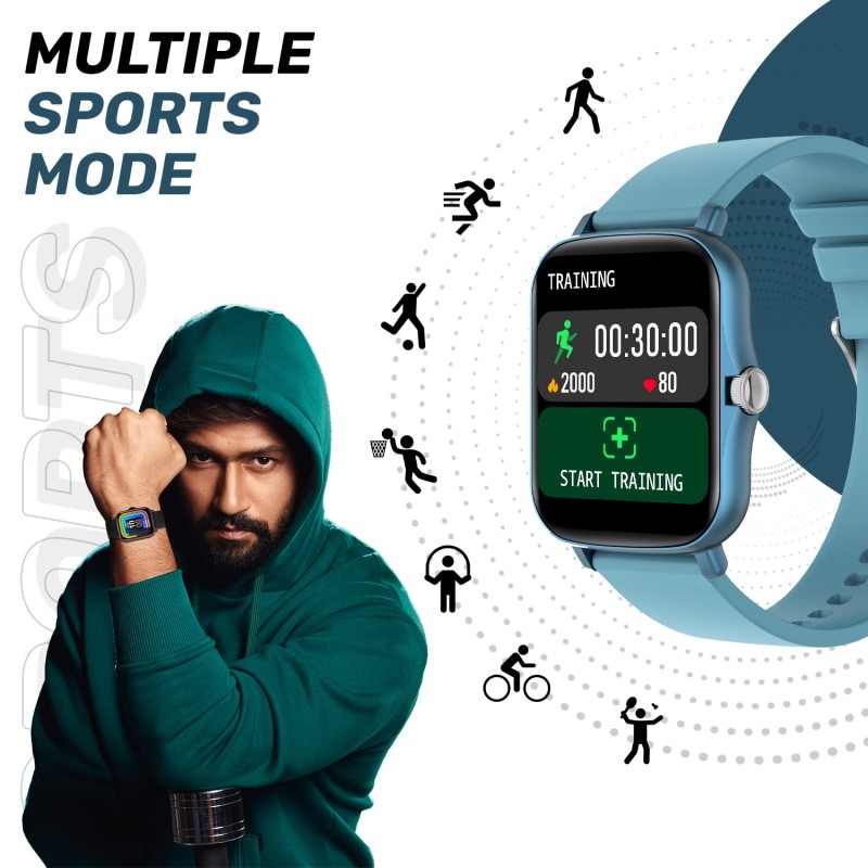 Fire-Boltt Beast SPO2 1.69" Full Touch Large HD Color Display Smart Watch, 8 Days Battery Life, IP67 Waterpoof with Heart Rate Monitor, Sleep & Breathe Monitoring with Rotating Button (Black) Fire-Boltt Beast SPO2 1.69" Full Touch Large HD Color Display Smart Watch, 8 Days Battery Life, IP67 Waterpoof with Heart Rate Monitor, Sleep & Breathe Monitoring with Rotating Button (Black)