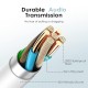 Oraimo in-Ear Wired Earphones | 1.2m Cable | 3.5mm Jack | Airing Design (White Color)