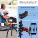 AGARO MTP 310 Flexible Gorillapod Tripod with Aluminum Ball Head, up to 2 kgs Load Capacity, Flexible Legs and Smart Phone Holder, Red,Black