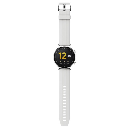 realme Smart Watch S with 3.30 cm (1.3") TFT-LCD Touchscreen, 15 Days Battery Life, SpO2 & Heart Rate Monitoring, IP68 Water Resistance, Silver (RMA207)