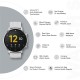 realme Smart Watch S with 3.30 cm (1.3") TFT-LCD Touchscreen, 15 Days Battery Life, SpO2 & Heart Rate Monitoring, IP68 Water Resistance, Silver (RMA207)