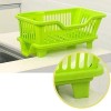 ROKOO Omkar s 3 in 1 Kitchen Sink Dish Drainer Drying Rack Utensils Washing Holder Plastic Basket Organizer with Tray and Utensil Cutlery Holder Cup (Green) ROKOO Omkar s 3 in 1 Kitchen Sink Dish Drainer Drying Rack Utensils Washing Holder Plastic Basket Organizer with Tray and Utensil Cutlery Holder Cup (Green)