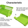ROKOO Omkar s 3 in 1 Kitchen Sink Dish Drainer Drying Rack Utensils Washing Holder Plastic Basket Organizer with Tray and Utensil Cutlery Holder Cup (Green) ROKOO Omkar s 3 in 1 Kitchen Sink Dish Drainer Drying Rack Utensils Washing Holder Plastic Basket Organizer with Tray and Utensil Cutlery Holder Cup (Green)