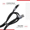 boAt Micro -Axis Usb Cable With 180 Rotating Connector, 3A Carging, 10000+ Bends Lifespan & Extended 1.5M Length, Black boAt Micro -Axis Usb Cable With 180 Rotating Connector, 3A Carging, 10000+ Bends Lifespan & Extended 1.5M Length, Black
