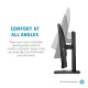 HP X24ih 23.8-inch FHD Gaming Monitor with 350 nits IPS Panel, 144 Hz, Adaptive Sync, 1xHDMI, 1xDP, VESA Mount, Height & Tilt Adjust 13L82AA (Black)