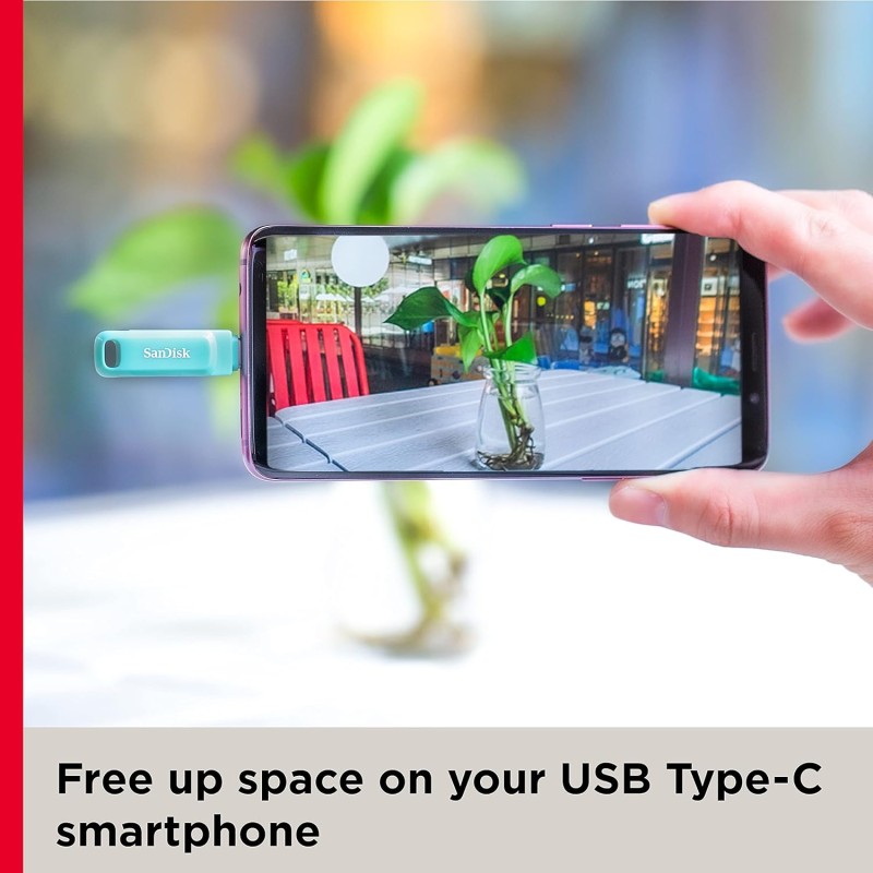 SanDisk Ultra Dual Drive Go 512GB USB 3.0 Type C Pen Drive for Mobile (Mint Green, 5Y) SanDisk Ultra Dual Drive Go 512GB USB 3.0 Type C Pen Drive for Mobile (Mint Green, 5Y)