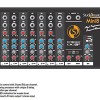 Studiomaster Mini 8 Built-in echo/delay processor with unique E-delay