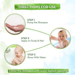 Mamaearth Milky Soft Shampoo For Babies - 400 ml | Infused with Oats, Milk and Calendula | Gently Cleanses Hair, Balances Scalp pH & Makes Hair Soft & Smooth