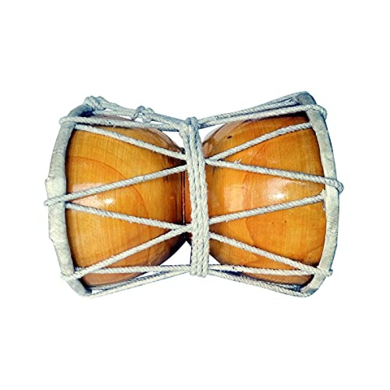 GT manufacturers Damru Damroo Percussion Indian Music Instrument Damaru Folk Bhajan Kirtan Pooja GT manufacturers Damru Damroo Percussion Indian Music Instrument Damaru Folk Bhajan Kirtan Pooja