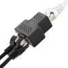 BigPlayer RJ45 Splitter T Adapter 3 Female Coupler 1 Port Female to 2 Port Female socket Y adapter interface Ethernet cable 8P8C extender plug LAN network connector for CAT5, CAT5E, CAT6, CAT7 - Black (MST-1496) BigPlayer RJ45 Splitter T Adapter 3 Female Coupler 1 Port Female to 2 Port Female socket Y adapter interface Ethernet cable 8P8C extender plug LAN network connector for CAT5, CAT5E, CAT6, CAT7 - Black (MST-1496)