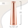MILTON Copper Delight 1000 Bottle, 915 ml, Lacquer Coating, Curved bottle,100% Pure Copper, BPA Free, Leak Proof, Office Bottle, Boosts Immunity, Supports Digestive & Liver Health, Ayurveda Inspired MILTON Copper Delight 1000 Bottle, 915 ml, Lacquer Coating, Curved bottle,100% Pure Copper, BPA Free, Leak Proof, Office Bottle, Boosts Immunity, Supports Digestive & Liver Health, Ayurveda Inspired