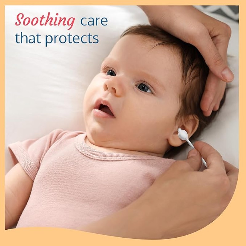 LuvLap Baby Comfy Safety Tip Cotton Buds with Ear Cleaning Protection, Unbleached Cotton, Pack of 100 Sticks,200 Buds White LuvLap Baby Comfy Safety Tip Cotton Buds with Ear Cleaning Protection, Unbleached Cotton, Pack of 100 Sticks,200 Buds White