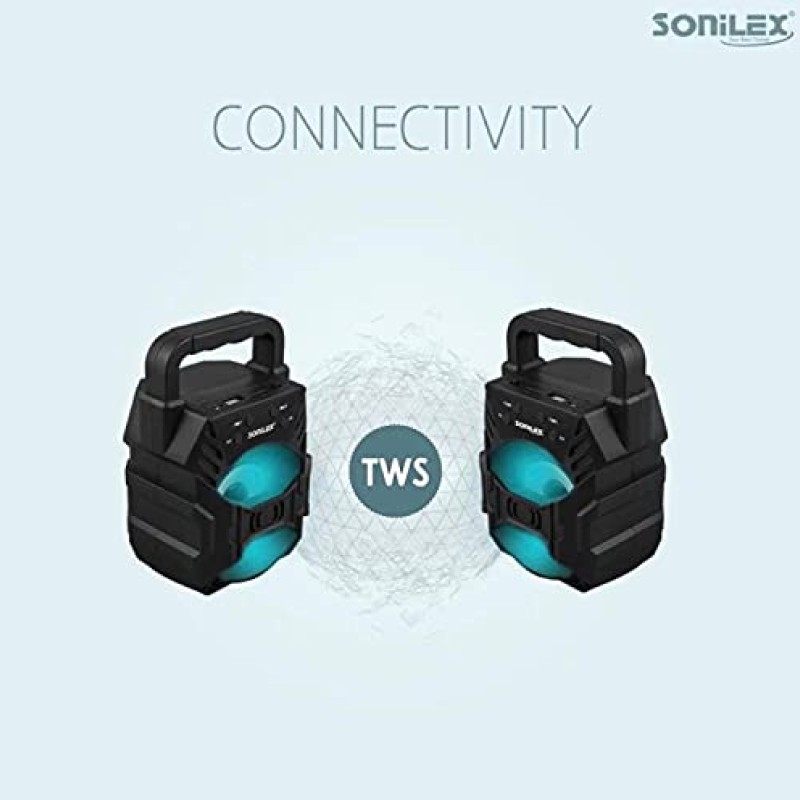 Sonilex BS975FMDL Wireless Bluetooth Speaker 5W with Built-in FM Radio, Aux Input, Portable Speaker with Studio Quality Sound, Party Speaker Powerful Bass, Bluetooth 5.0, Black (SL-BS975FMDL) Sonilex BS975FMDL Wireless Bluetooth Speaker 5W with Built-in FM Radio, Aux Input, Portable Speaker with Studio Quality Sound, Party Speaker Powerful Bass, Bluetooth 5.0, Black (SL-BS975FMDL)