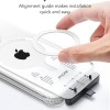 ESR Magnetic Ring 360, Compatible with MagSafe Sticker, Universal Magnetic Conversion Kit for iPhone 16/15/14/13/12/11/X Series, Galaxy Samsung and More, 2 Pack, MagSafe Accessories, White