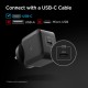 Spigen PE2008 30W Fast GaN 1-Port Fast iPhone Charger Compatible with All C Type Mobile Phones and Devices - Black