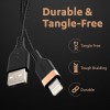 (Refurbished) Duracell USB Lightning Apple Certified (Mfi) Braided Sync & Charge Cable For Iphone, Ipad And Ipod. Fast Charging Lightning Cable, 3.9 Feet (1.2M) - Black (Refurbished) Duracell USB Lightning Apple Certified (Mfi) Braided Sync & Charge Cable For Iphone, Ipad And Ipod. Fast Charging Lightning Cable, 3.9 Feet (1.2M) - Black