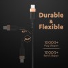 (Refurbished) Duracell USB Lightning Apple Certified (Mfi) Braided Sync & Charge Cable For Iphone, Ipad And Ipod. Fast Charging Lightning Cable, 3.9 Feet (1.2M) - Black (Refurbished) Duracell USB Lightning Apple Certified (Mfi) Braided Sync & Charge Cable For Iphone, Ipad And Ipod. Fast Charging Lightning Cable, 3.9 Feet (1.2M) - Black