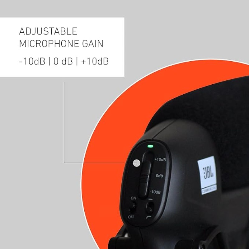 JBL Commercial Cssg20 On-Wired Camera Shotgun Condenser Microphone For Cameras & Smartphones Ideal For Youtubers, Vloggers, News Gathering, Content Creation