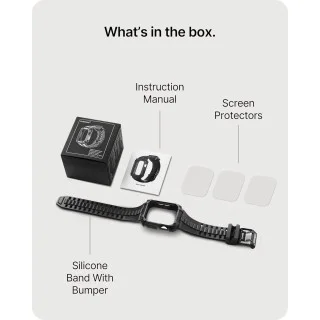 Fullmosa Watch Bands 44mm, Rugged iWatch Band Silicone with Screen