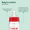 LuvLap Essential Slim Neck Glass Feeding Bottle, 250ml, 3m+ / Infants/Toddler Upto 3 Years, Madeof Borosilicate Glass, BPA Free, Ergonomic Shape is Easy to Hold, with Anti Colic Nipple, Pack of 2