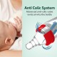 LuvLap Essential Slim Neck Glass Feeding Bottle, 250ml, 3m+ / Infants/Toddler Upto 3 Years, Madeof Borosilicate Glass, BPA Free, Ergonomic Shape is Easy to Hold, with Anti Colic Nipple, Pack of 2