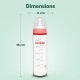 LuvLap Essential Slim Neck Glass Feeding Bottle, 250ml, 3m+ / Infants/Toddler Upto 3 Years, Madeof Borosilicate Glass, BPA Free, Ergonomic Shape is Easy to Hold, with Anti Colic Nipple, Pack of 2