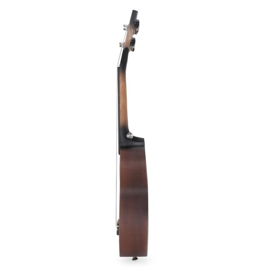 Juarez JRZ23UK/NA 23" Concert Size Ukulele Kit, AQUILA Strings, Sapele Body, Rosewood Fingerboard, Matte Finish, with Bag and Picks, Natural Brown (21 INCH, Brown Sunburst)