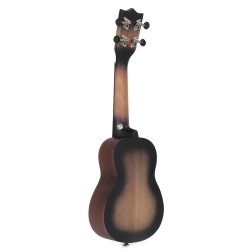 Juarez JRZ23UK/NA 23" Concert Size Ukulele Kit, AQUILA Strings, Sapele Body, Rosewood Fingerboard, Matte Finish, with Bag and Picks, Natural Brown (21 INCH, Brown Sunburst)