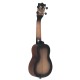 Juarez JRZ23UK/NA 23" Concert Size Ukulele Kit, AQUILA Strings, Sapele Body, Rosewood Fingerboard, Matte Finish, with Bag and Picks, Natural Brown (21 INCH, Brown Sunburst)